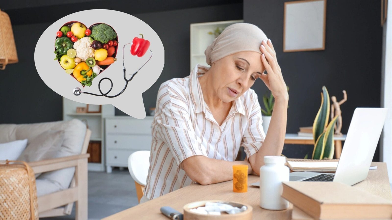 Dinh dưỡng giúp giảm đau trong ung thư