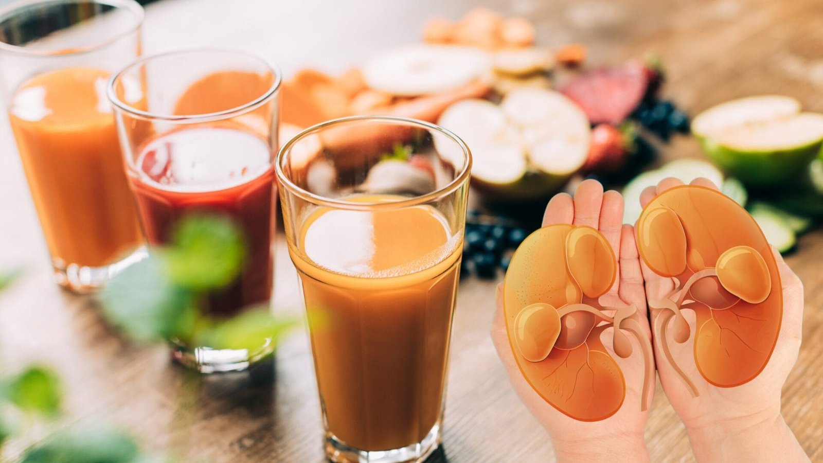 Các loại nước ép cho người bệnh suy thận