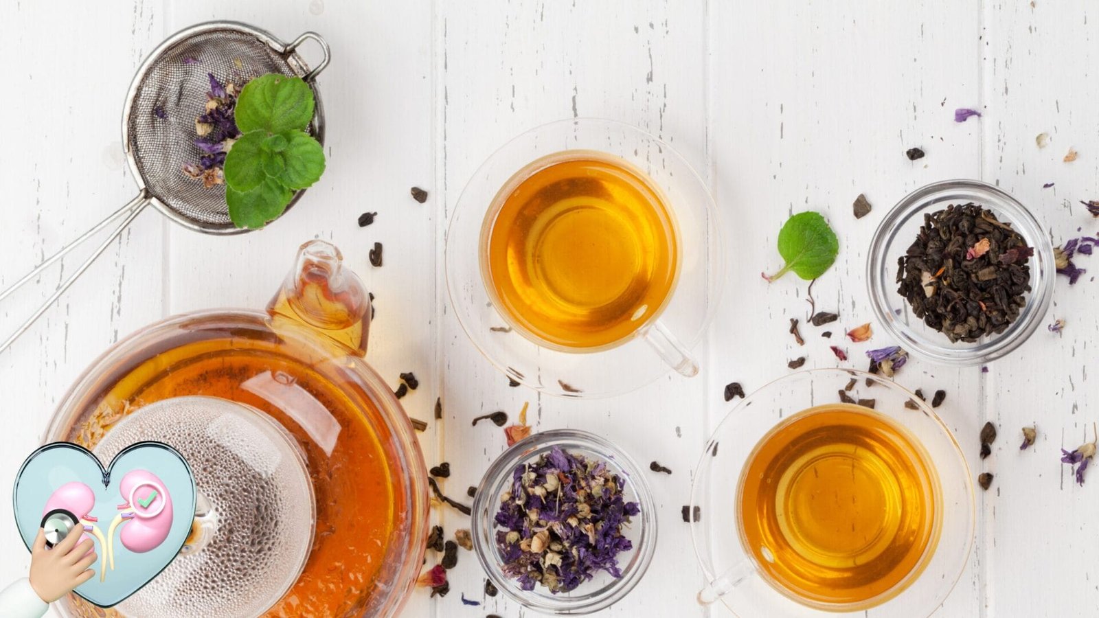 Trà thảo mộc giúp hỗ trợ chức năng thận